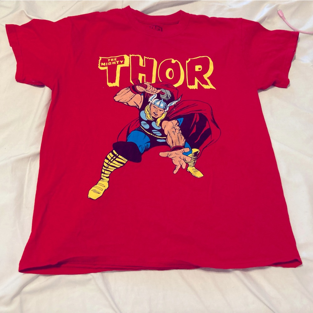 VINTAGE STYLE  MIGHTY THOR MARVEL COMICS THE AVENGERS T-Shirt MENS